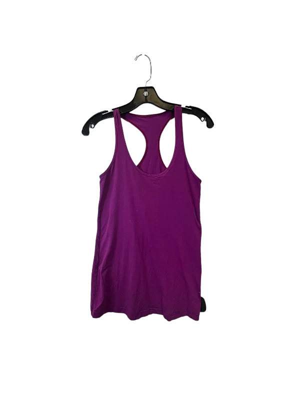 Faux fur vest – Vest made with faux fur for a luxurious, warm lookPurple Athletic Tank Top Lululemon, Size S