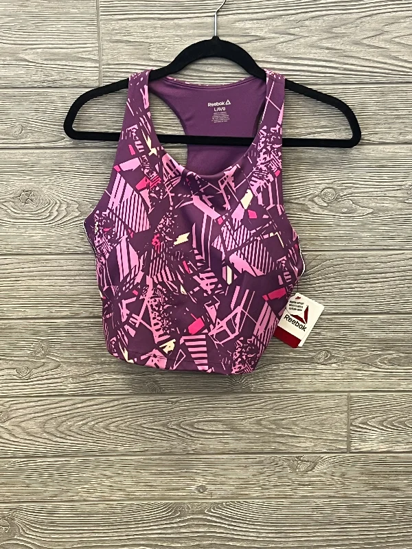 Quilted vest – Vest with a stitched pattern for texture and warmthPurple Athletic Tank Top Reebok, Size L