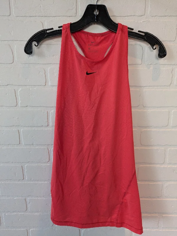 Zip-front vest – Vest with a front zipper closureRed Athletic Tank Top Nike, Size M