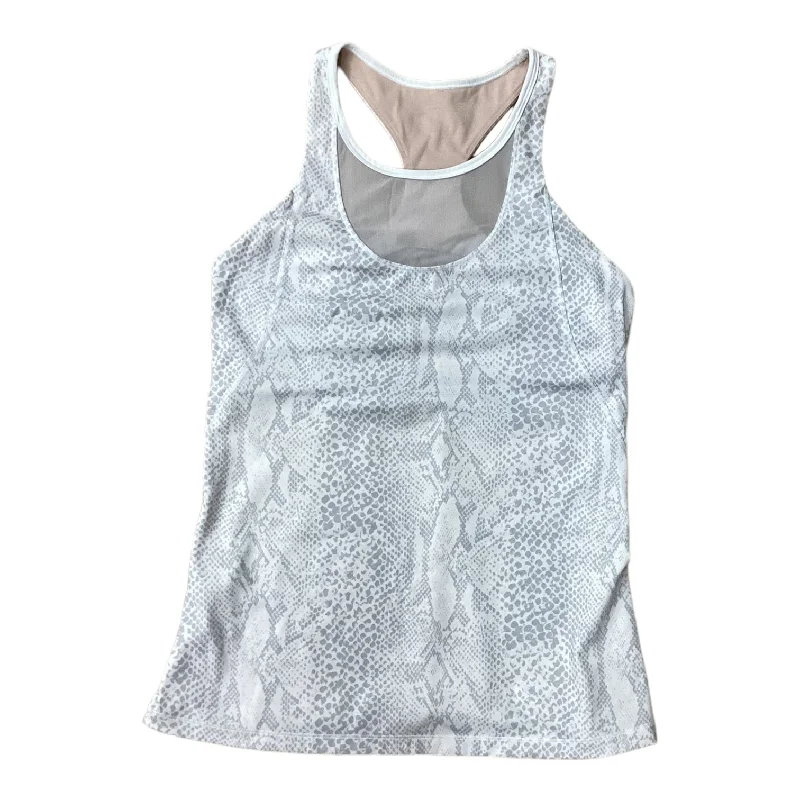 Utility vest – Practical vest with multiple pockets, often made of durable fabricSnakeskin Print Athletic Tank Top Lululemon, Size L