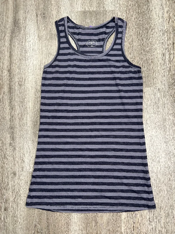 Belted vest – Vest with an attached belt to cinch at the waistStriped Pattern Athletic Tank Top Cme, Size S