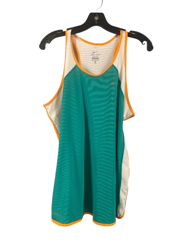 Utility vest – Practical vest with multiple pockets, often made of durable fabricTeal Athletic Tank Top Nike, Size Xl