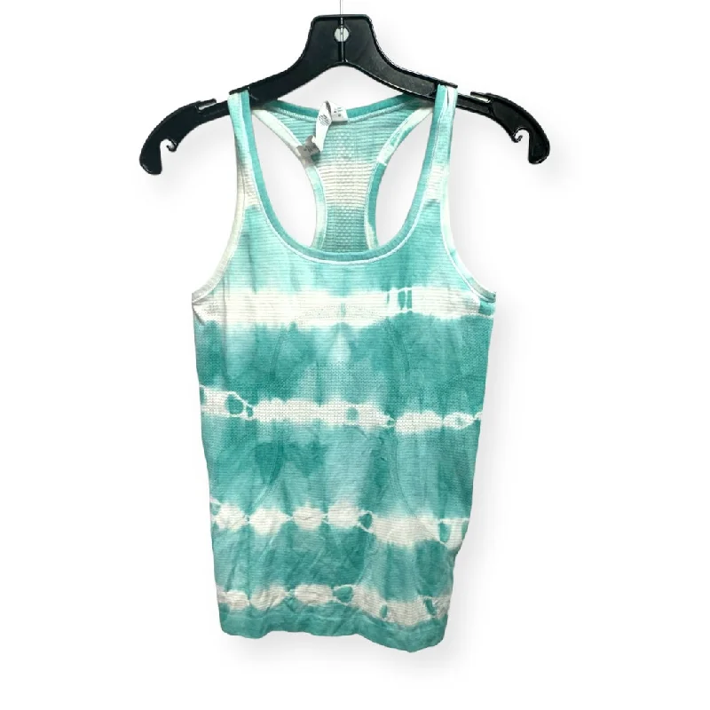 Cropped vest – Shortened length, typically above the waistTie Dye Print Athletic Tank Top Lululemon, Size 4