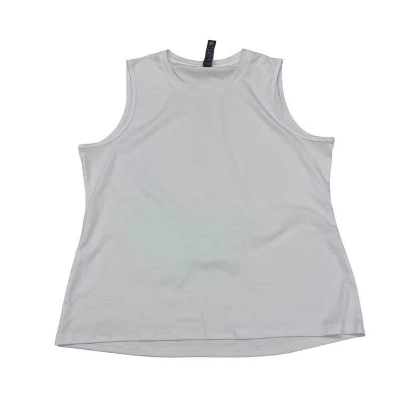 Fleece vest – Soft, warm vest made from fleece materialWhite Athletic Tank Top Cme, Size Xl