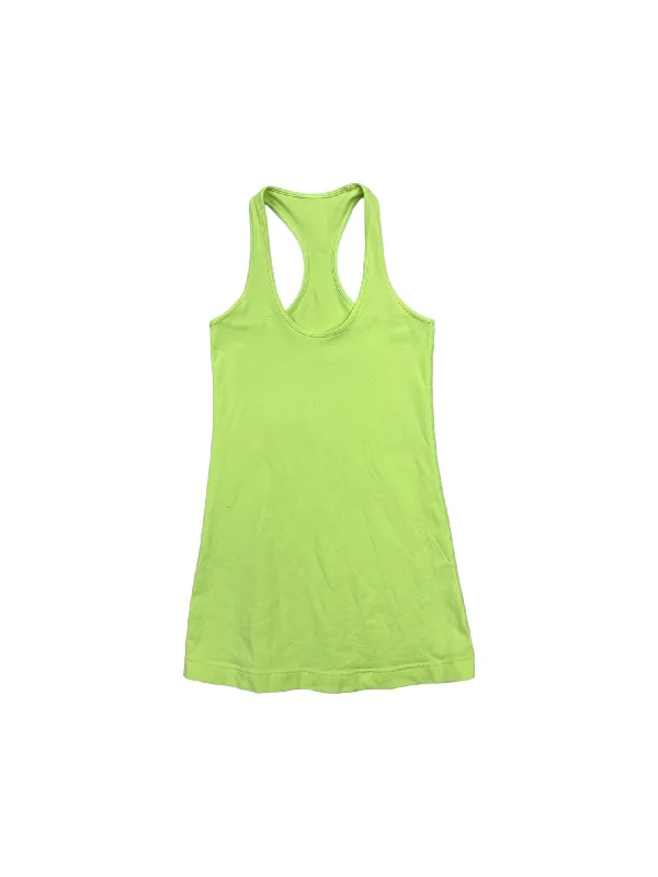 Sweater vest – Knit vest, often sleeveless, worn for layering or warmthYellow Athletic Tank Top Lululemon