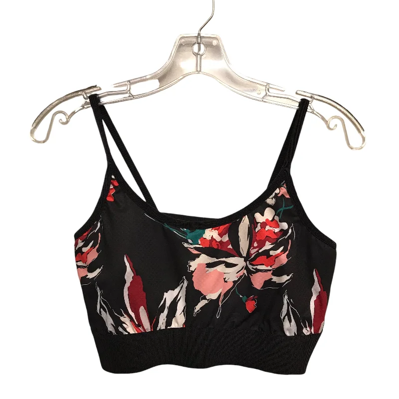 Padded sports bra – Sports bra with soft, removable padding for extra comfort and shape.Athletic Bra By Athleta In Floral Print, Size:L