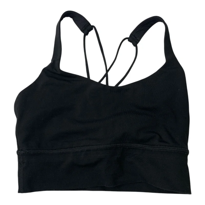 Maternity sports bra – Sports bra designed for pregnant women, offering extra support and flexibility for changing bodies.Athletic Bra By Lululemon In Black, Size: S