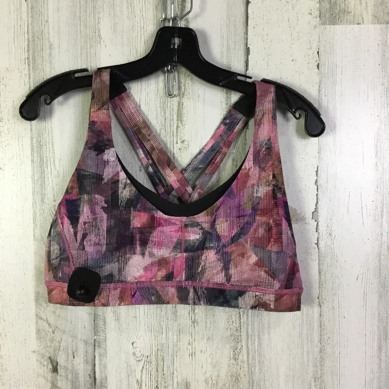 Wireless sports bra – Sports bra without underwire, offering more comfort and flexibility for a wide range of activities.Athletic Bra By Lululemon In Pink & Purple, Size: 12