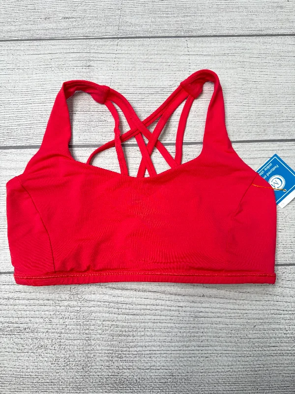 Padded sports bra – Sports bra with soft, removable padding for extra comfort and shape.Athletic Bra By Lululemon In Red, Size: M