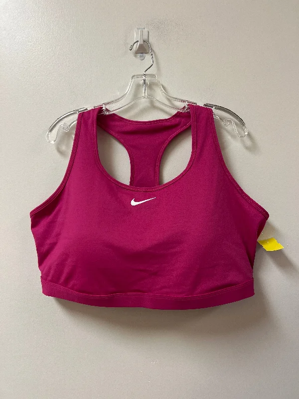 Low-impact sports bra – Ideal for low-intensity activities such as yoga or walking, providing light support.Athletic Bra By Nike In Pink, Size: 4x