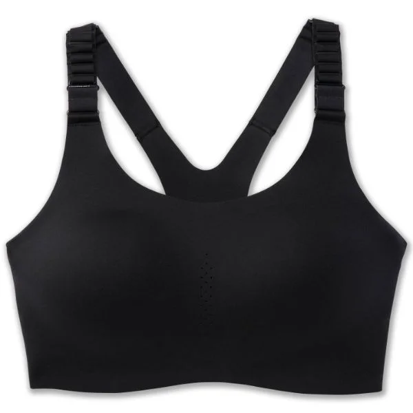 Back-closure sports bra – Sports bra with a hook-and-eye closure at the back for adjustable fit and ease of wear.BROOKS - Dare Racerback Run Bra 2.0