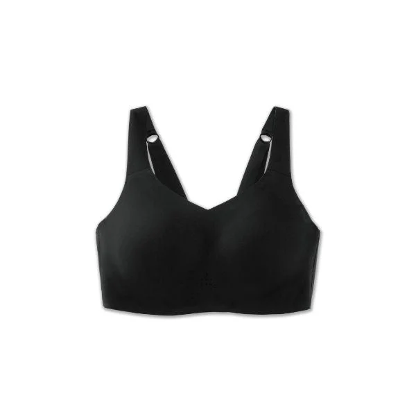 Compression sports bra – Sports bra that compresses the chest for a more secure fit and reduced bounce during high-impact activities.BROOKS - Women's Dare Underwire Run Bra