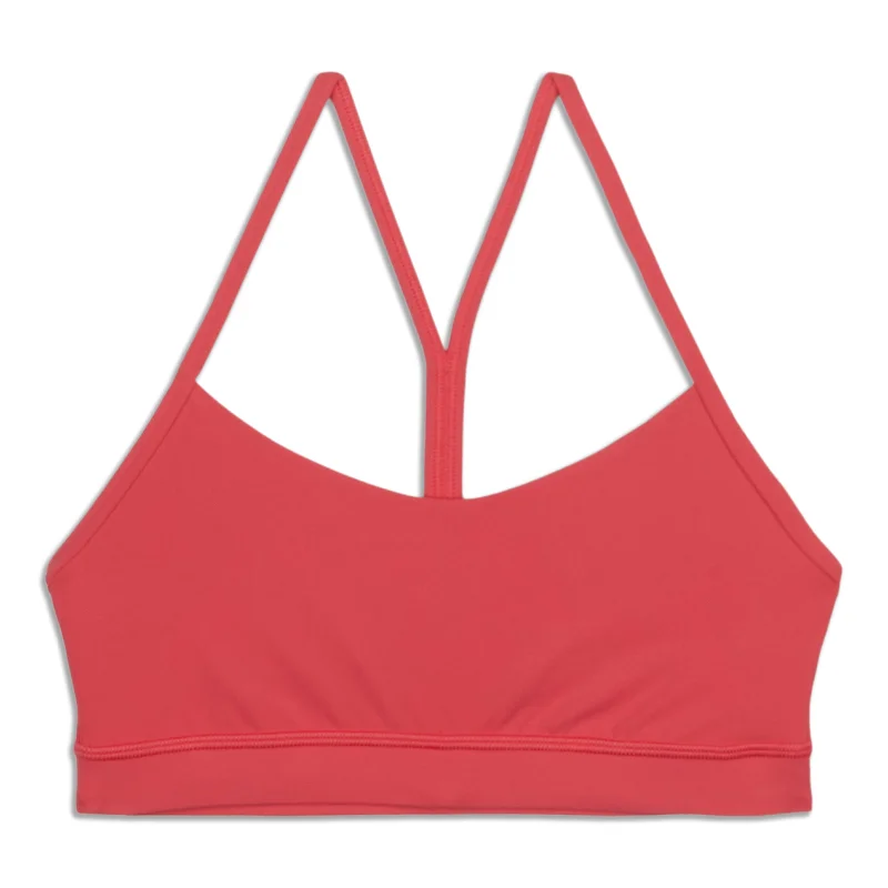 Wireless sports bra – Sports bra without underwire, offering more comfort and flexibility for a wide range of activities.Flow Y Bra - Resale