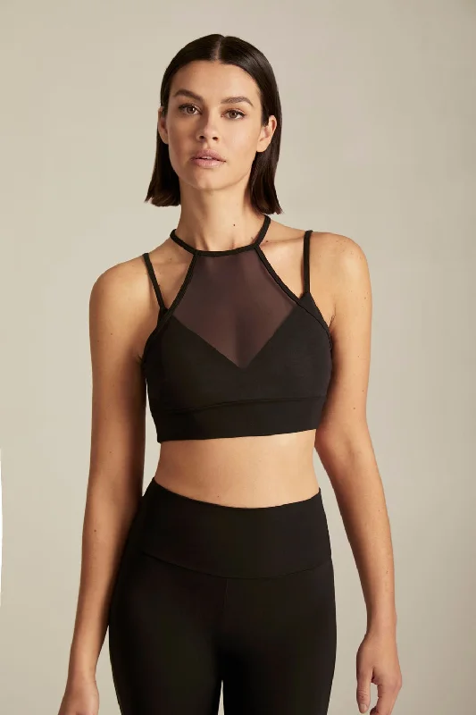 Activewear sports bra – Sports bra designed not only for performance but also for wearing as part of stylish athleisure outfits.Hypnotic Halter Bra