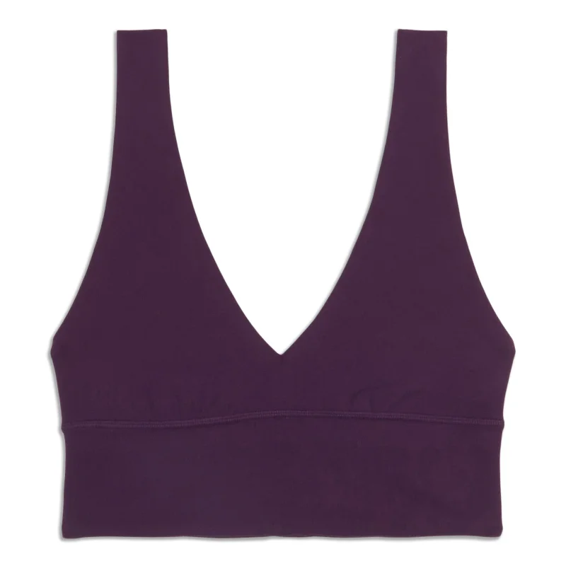 V-neck sports bra – Sports bra with a V-shaped neckline for a flattering and comfortable fit.lululemon Align™ V-Neck Bra - Resale