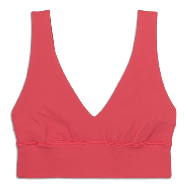 Sports bra with removable padding – Sports bra with padding that can be removed or adjusted for customized support and shape.lululemon Align™ V-Neck Bra - Resale