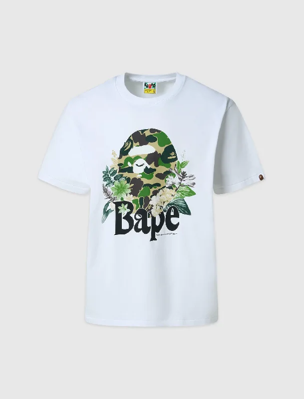 Plain/basic – Solid color, no graphics or designsFLORA BIG APE TEE