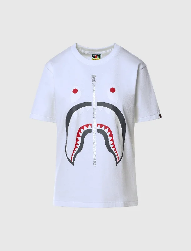 Crop – Shortened length, typically above the waistWOMEN'S SHARK TEE