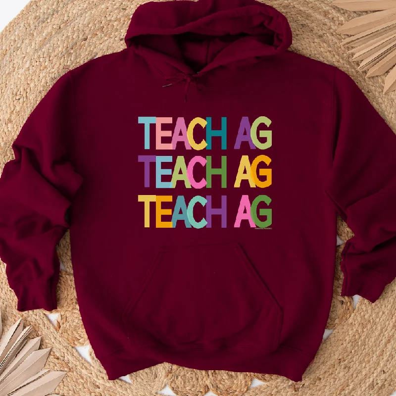 Cropped hoodie – Shortened hoodie that sits above the waistAll The Colors Teach Ag Hoodie (S-3XL) Unisex - Multiple Colors!