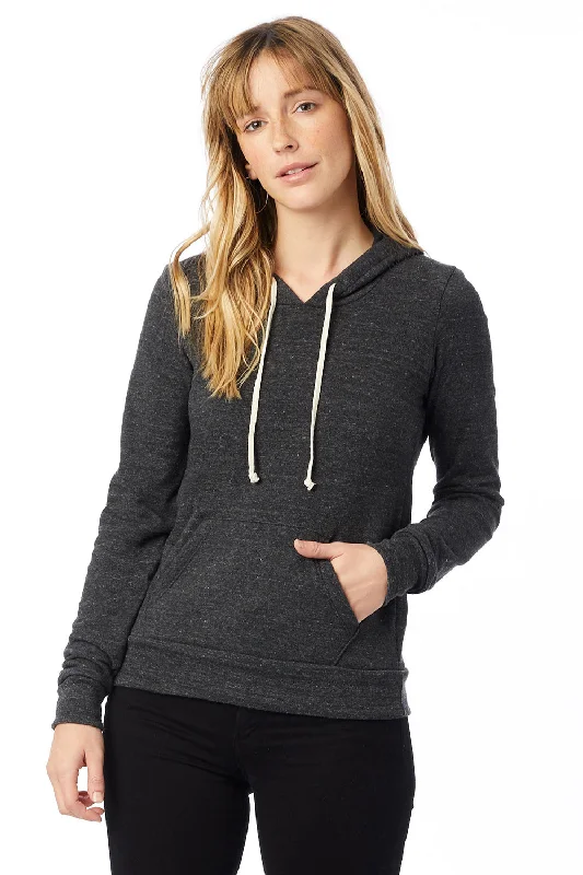 Embroidered hoodie – Hoodie featuring embroidery, usually logos, monograms, or decorative patternsAlternative Womens Athletics Eco Fleece Hooded Sweatshirt Hoodie - Eco Black