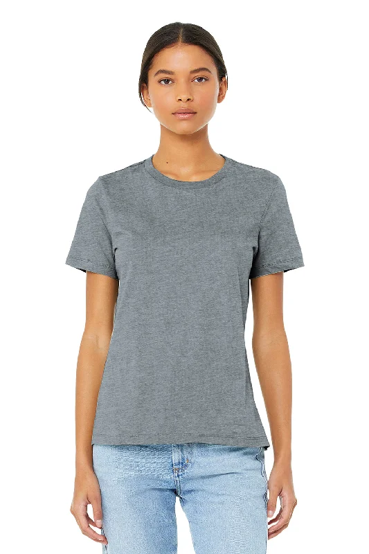 Cap sleeve – Short sleeve that covers only the shoulderBella + Canvas Womens Relaxed Jersey Short Sleeve Crewneck T-Shirt - Athletic Grey