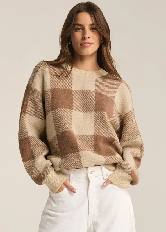 Belted – With a belt or sash for a defined waistCheck You Later Sweater - Campfire