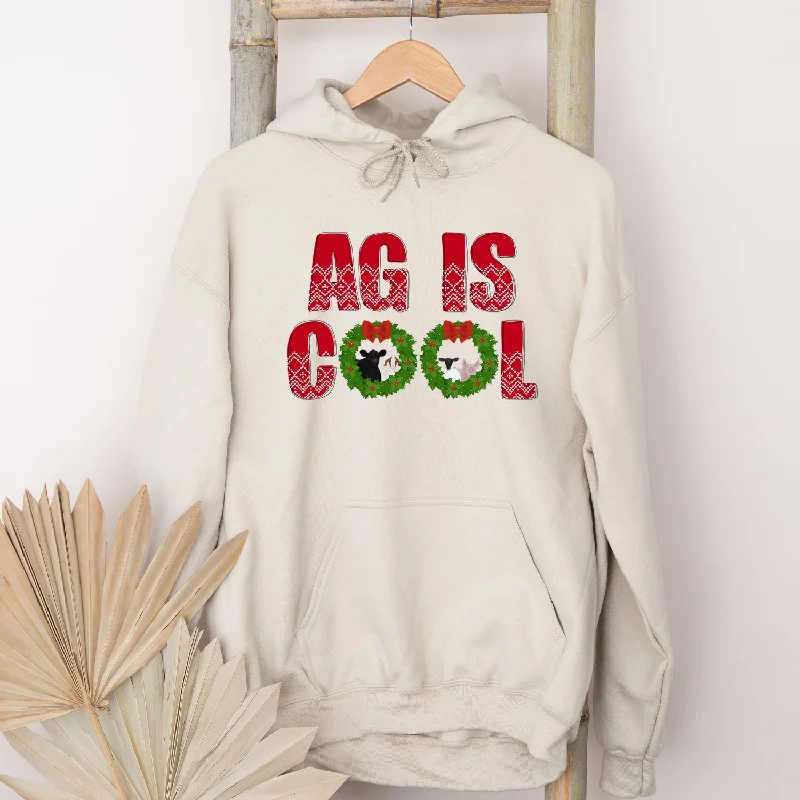 Cropped hoodie – Shortened hoodie that sits above the waistChristmas AG IS COOL Hoodie (S-3XL) Unisex - Multiple Colors!