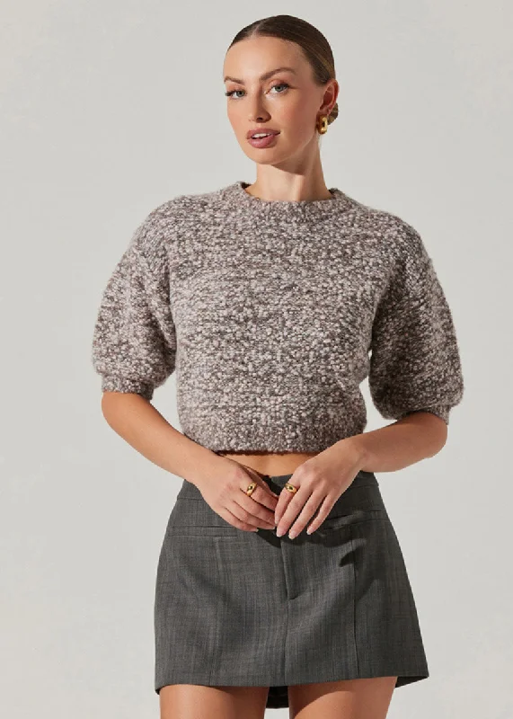 Waffle knit – Textured knit resembling a waffle patternCollete Sweater - Ash Pink