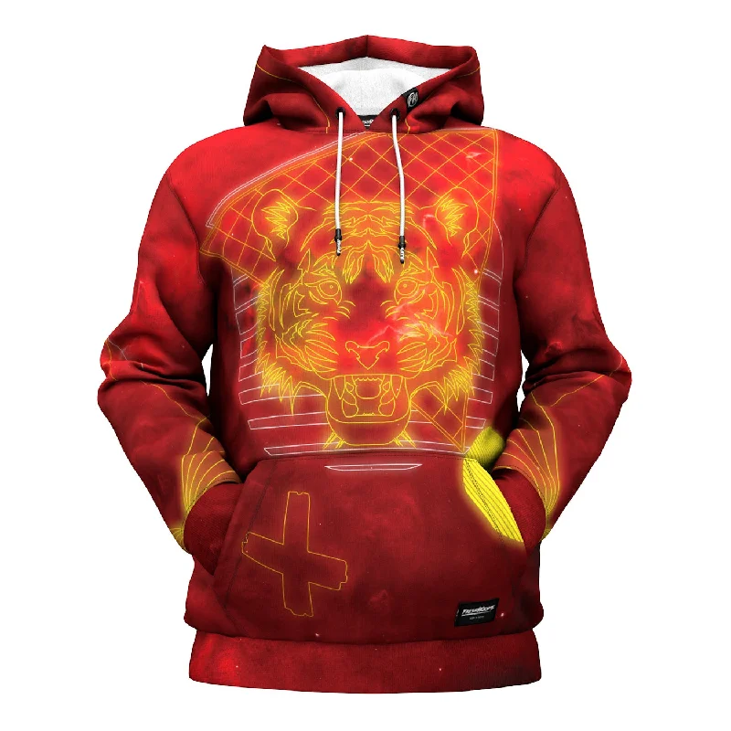 Cropped hoodie – Shortened hoodie that sits above the waistCosmic Tiger Hoodie