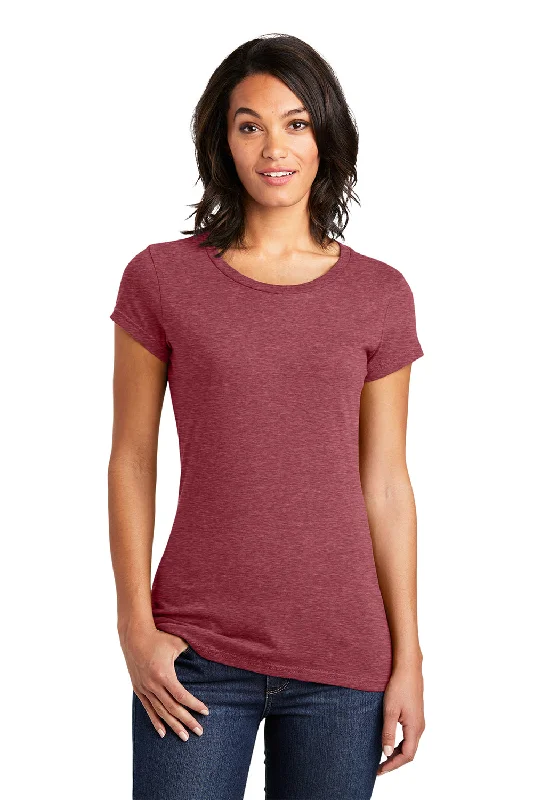 Cap sleeve – Short sleeve that covers only the shoulderDistrict Womens Very Important Short Sleeve Crewneck T-Shirt - Heather Red