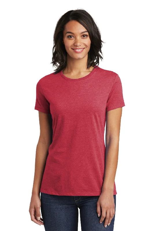 Graphic tee – T-shirt with printed designs, logos, or imagesDistrict Womens Very Important Short Sleeve Crewneck T-Shirt - Heather Red