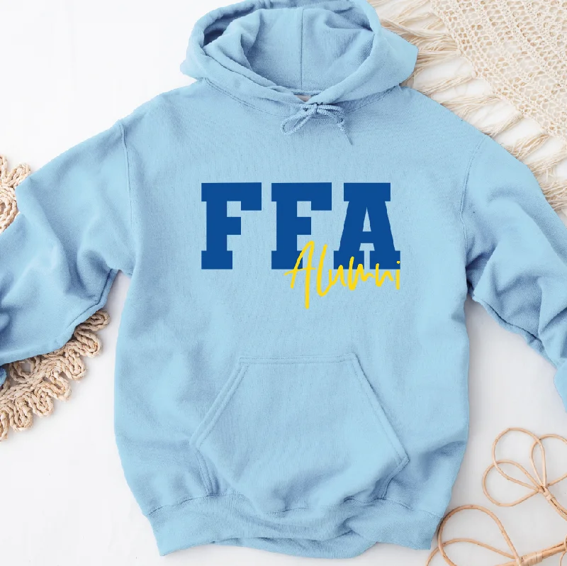 Zip-up hoodie – Hoodie with a front zipper for easy wearFFA Alumni Hoodie (S-3XL) Unisex - Multiple Colors!