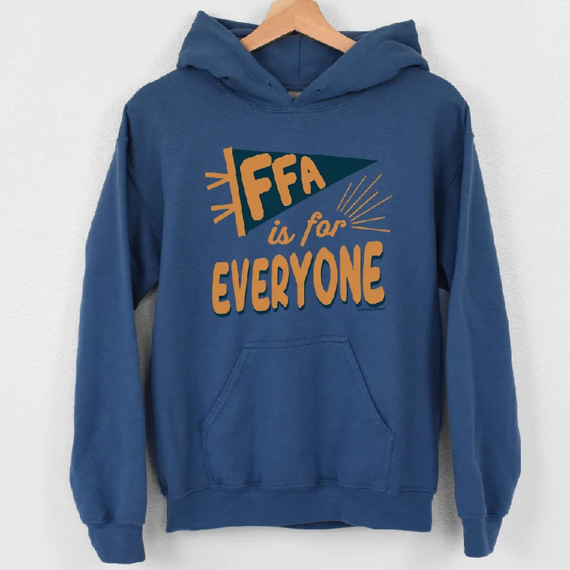 Fitted sweatshirt – Sweatshirt that fits snugly to the body, providing a more tailored lookFFA Is For Everyone Hoodie (S-3XL) Unisex - Multiple Colors!