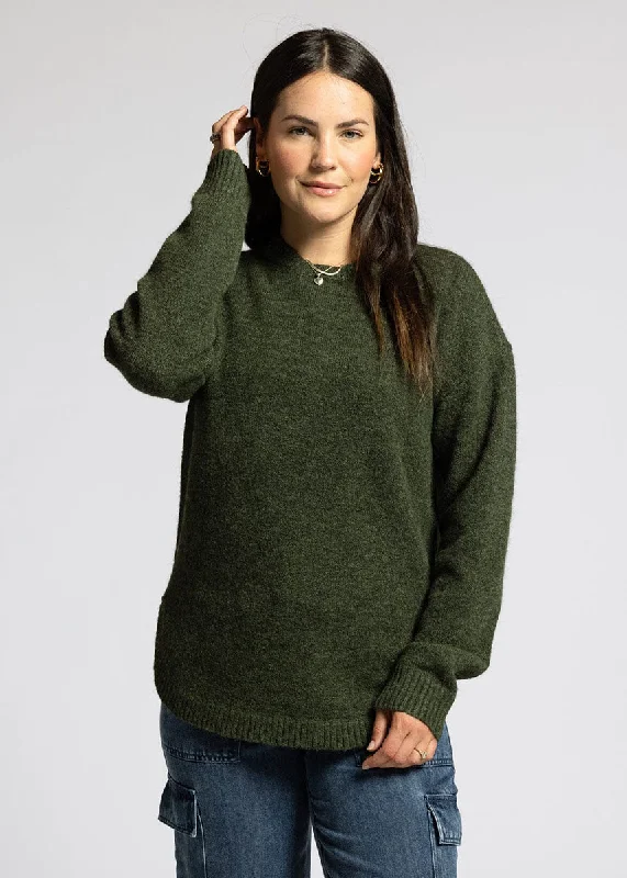 Long sleeve – Full-length sleevesFlora Sweater - Heather Fern