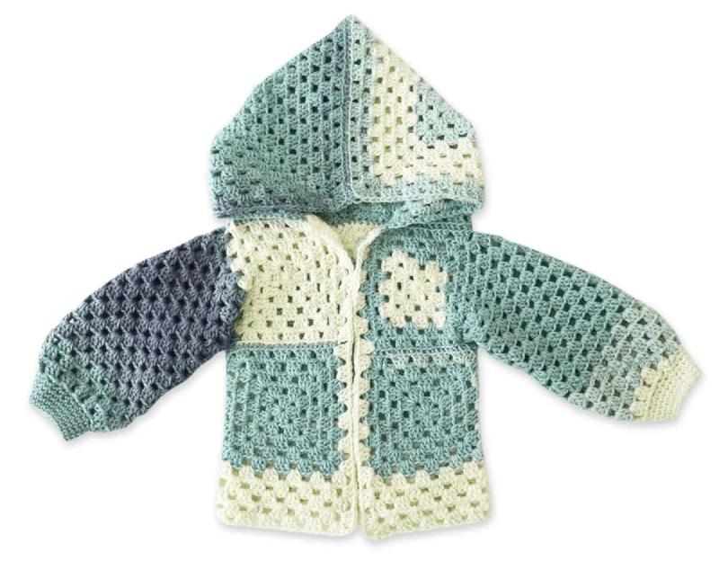 Hooded – Sweater with an attached hoodFree Crochet Granny Jacket Pattern