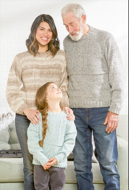 Cotton blend – Mix of cotton and synthetic fibers for comfortFree Everyday for Everyone Gansey Pullover Pattern