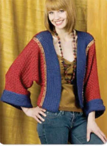 Boxy – Square, loose shapeFree Kimono Shrug Crochet Pattern