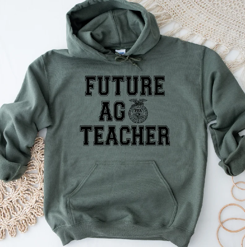 Pullover hoodie – Hoodie without a zipper, worn by pulling over the headFuture Ag Teacher Emblem Hoodie (S-3XL) Unisex - Multiple Colors!