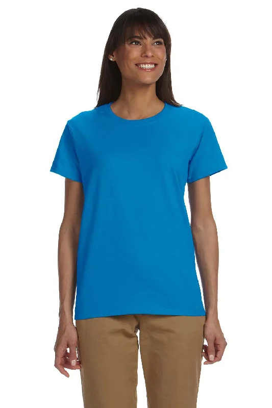 Crew neck – Classic round necklineGildan Womens Ultra Short Sleeve Crewneck T-Shirt - Sapphire Blue