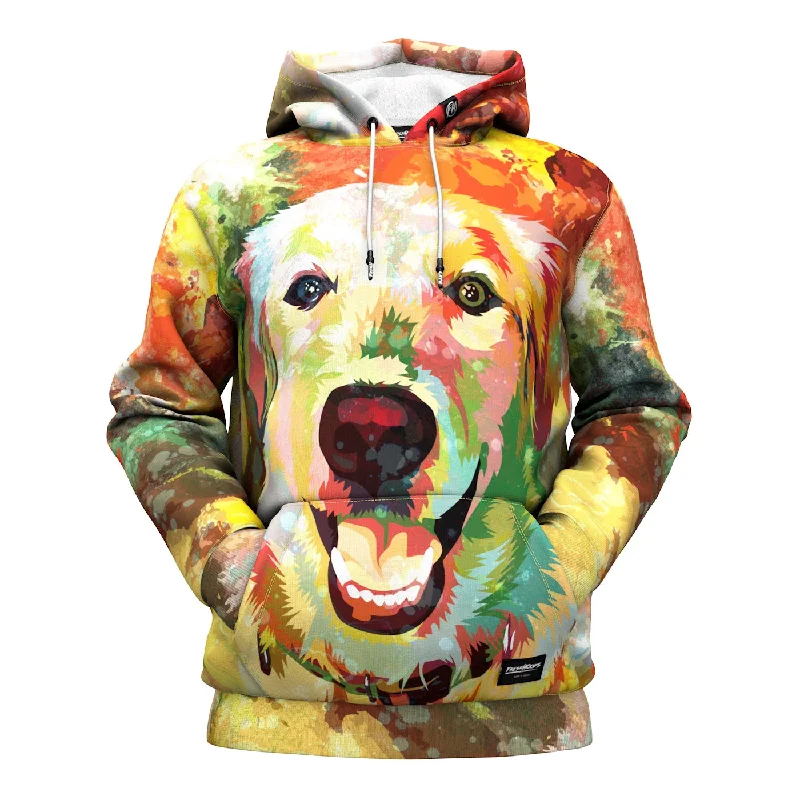 Pullover hoodie – Hoodie without a zipper, worn by pulling over the headGolden Retriever Hoodie