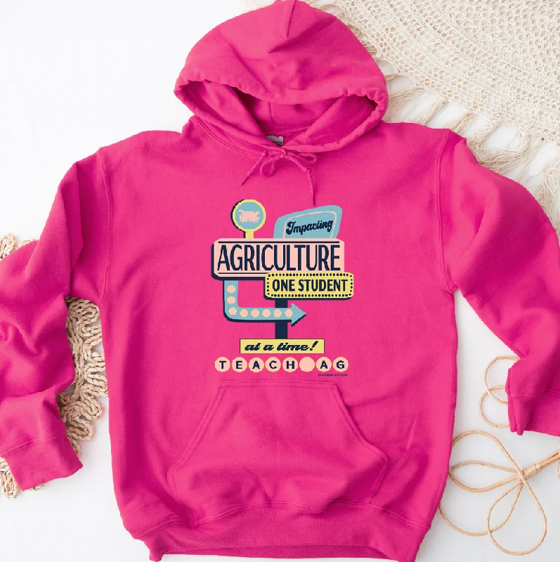 Tie-dye hoodie – Hoodie with a colorful, patterned design created through tie-dye techniquesImpacting Agriculture One Student At A Time Hoodie (S-3XL) Unisex - Multiple Colors!