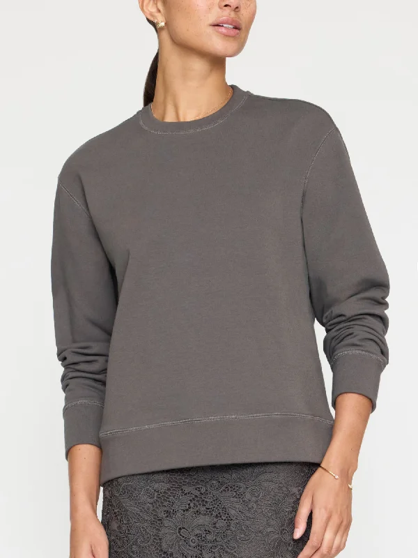 Belted – With a belt or sash for a defined waistThe Mallo Sweatshirt