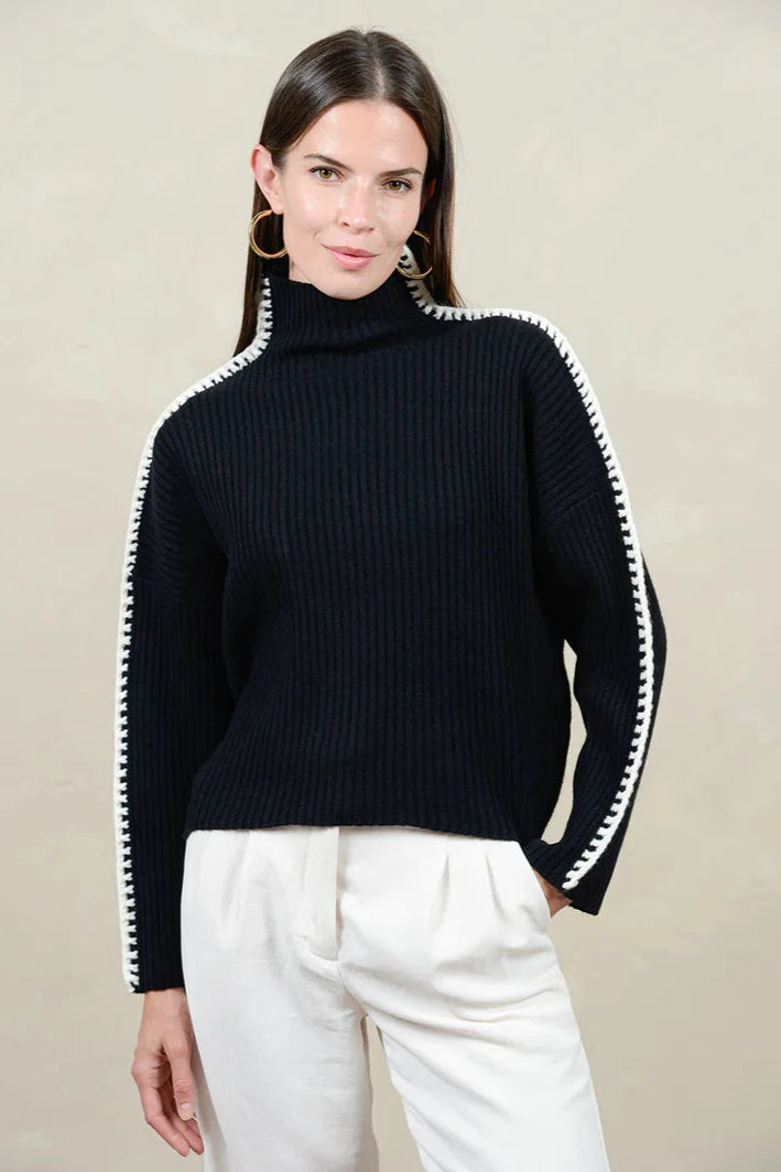 Cable knit – Featuring textured, braided patterns27 Miles Marullo Sweater