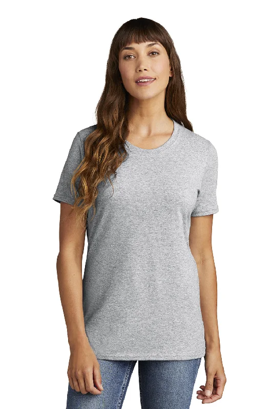 Tunic – Longer T-shirt, often reaching the hips or thighs, worn as a tunic topPort & Company Womens Core Short Sleeve Crewneck T-Shirt - Ash Grey