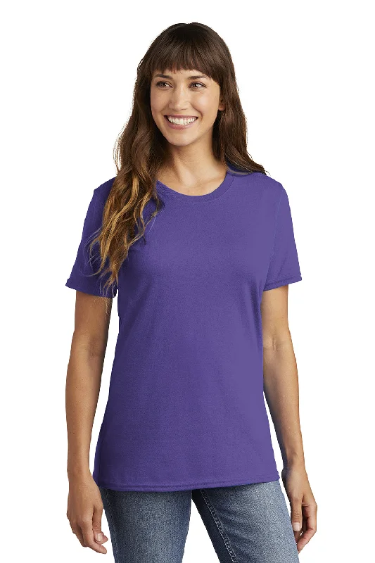 Faded – Pre-washed or faded look for a vintage vibePort & Company Womens Core Short Sleeve Crewneck T-Shirt - Purple