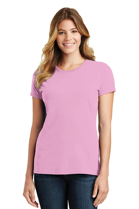 Cap sleeve – Short sleeve that covers only the shoulderPort & Company Womens Fan Favorite Short Sleeve Crewneck T-Shirt - Candy Pink