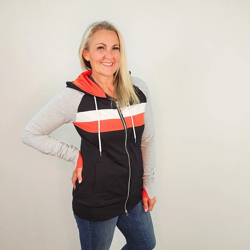 Tech hoodie – Sweatshirt made from high-tech, moisture-wicking fabrics, sometimes with built-in features like headphones or USB charging portsRidgevue Full Zip