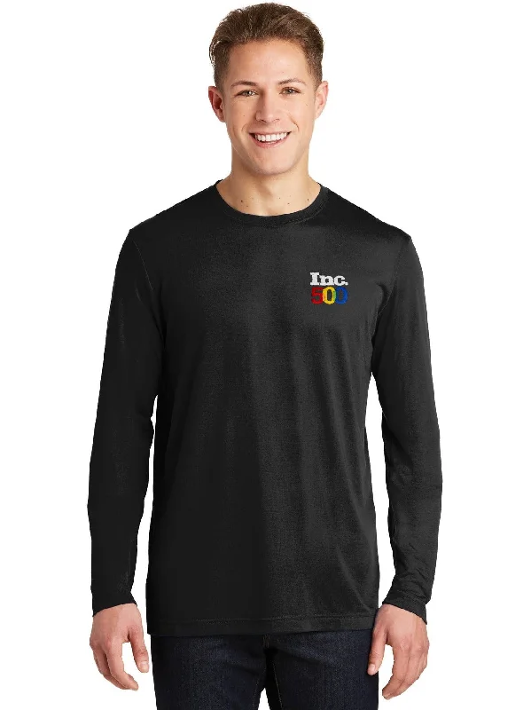 Ringer – T-shirt with contrasting colored trim around the neckline and sleevesSport-Tek Long Sleeve Posicharge Competitor Cotton Touch Tee