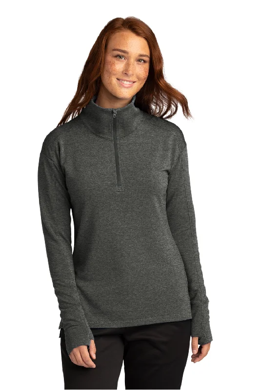 Pullover hoodie – Hoodie without a zipper, worn by pulling over the headSport-Tek Womens Flex Fleece Moisture Wicking 1/4 Zip Sweatshirt - Heather Dark Grey