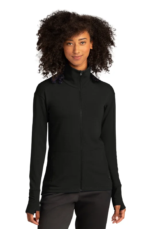 Puffer hoodie – Hoodie with a padded or quilted design, offering more insulationSport-Tek Womens Flex Fleece Moisture Wicking Full Zip Sweatshirt - Black